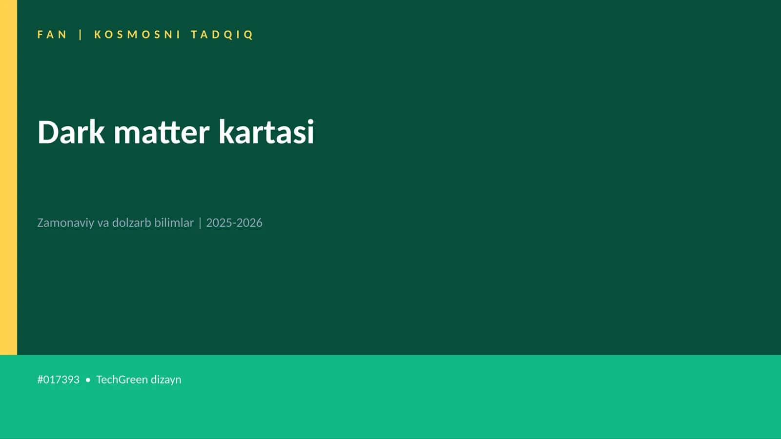Dark matter kartasi