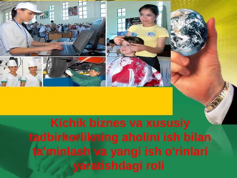 Tadbirkorlikning aholini ish bilan ta'minlashning ahamiyati