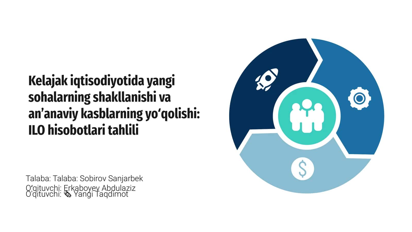 Kelajak iqtisodiyotida yangi sohalarning shakllanishi va an’anaviy kasblarning yo‘qolishi: ILO hisobotlari tahlili