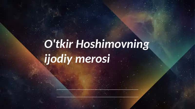 O'tkir Hoshimovning