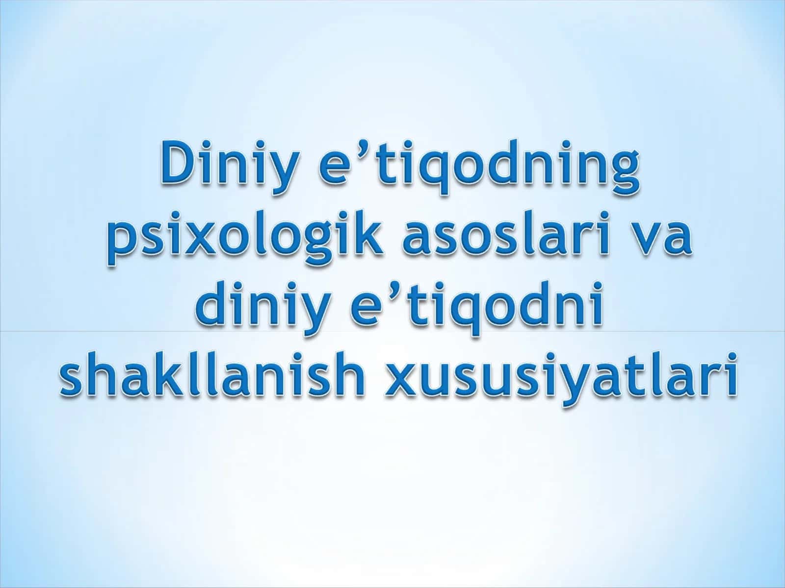 Odamlarning qiyinchiliklari