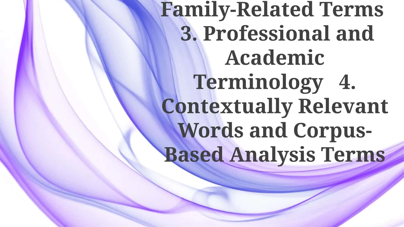 Word Combinations
