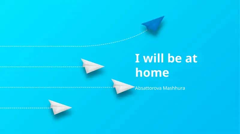 My "At Home" Experience