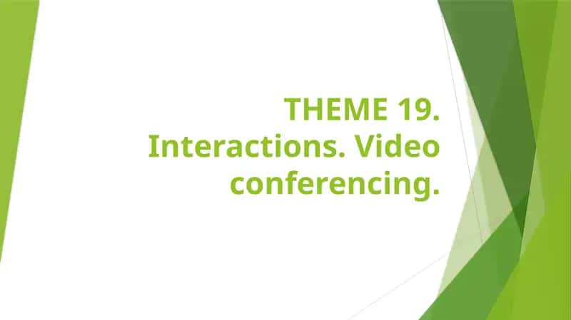 Interaction Devices