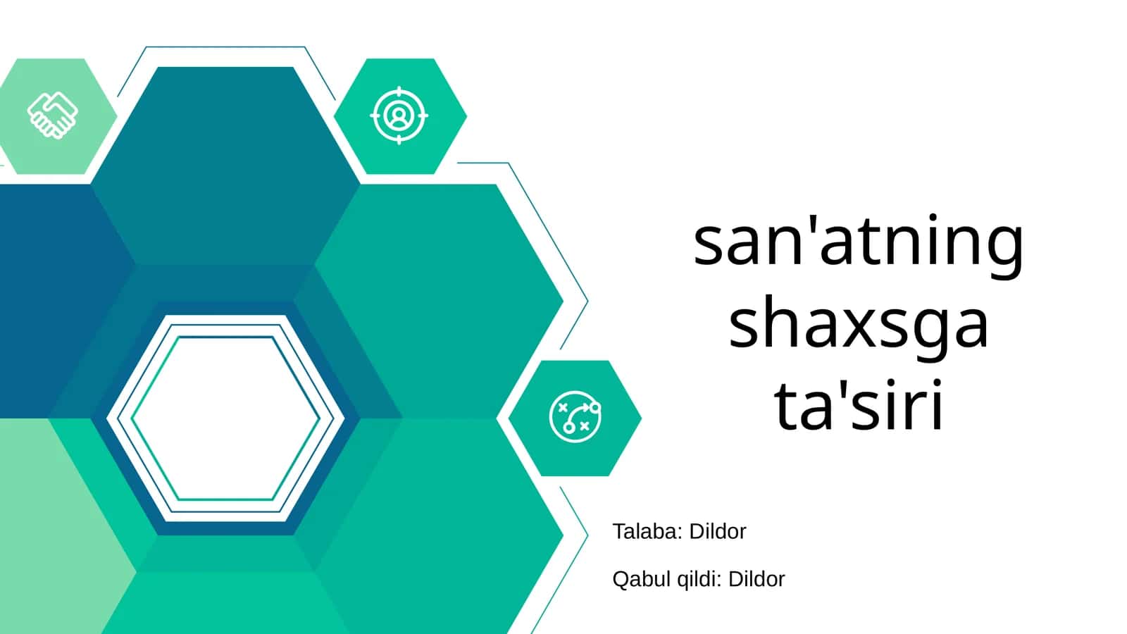 San'atning shaxsga ta'siri