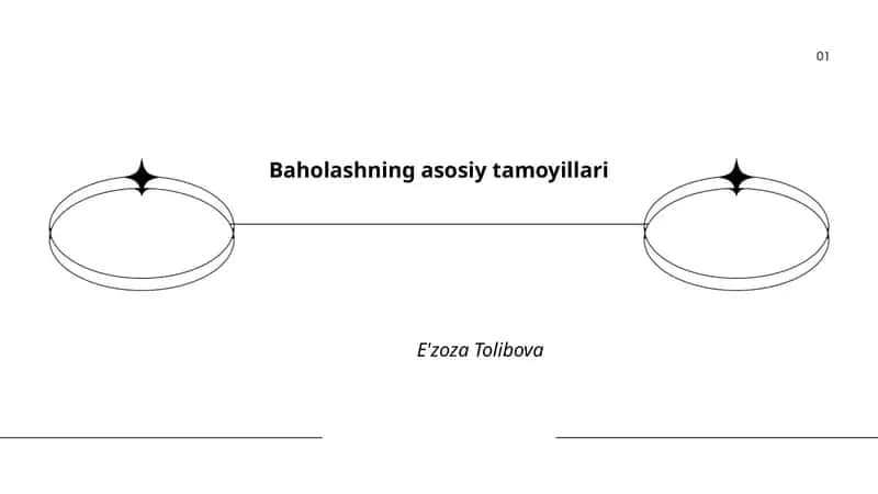 Baholashning asosiy tamoyillari