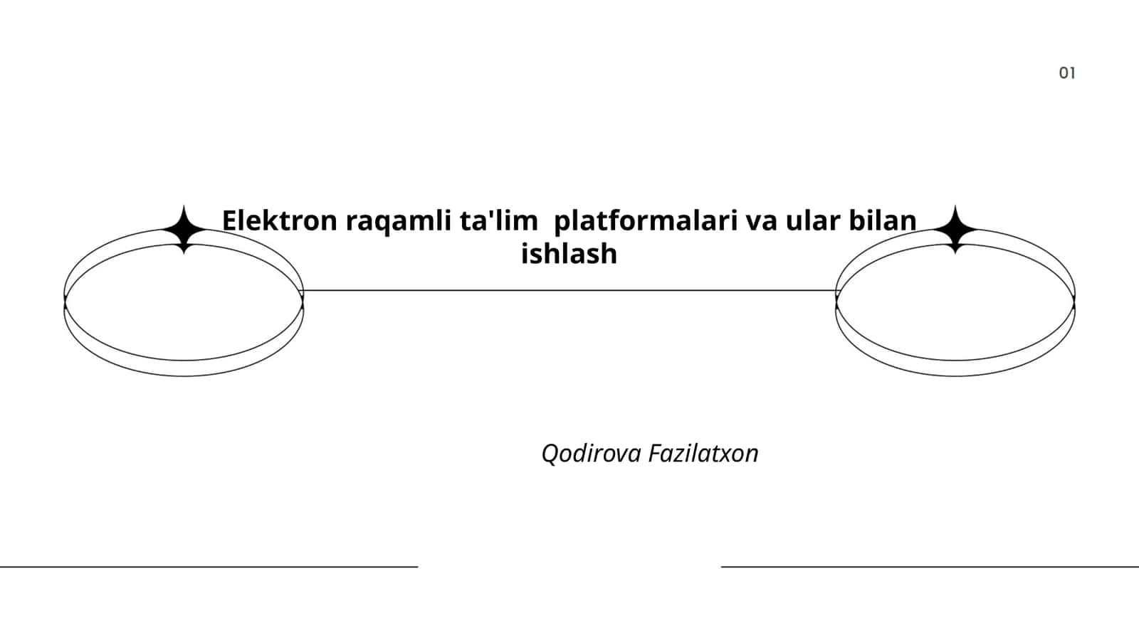 Elektron raqamli ta'lim platformalari va ular bilan ishlash