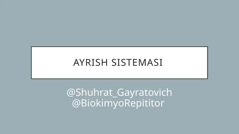 Ayrish Sistemasi