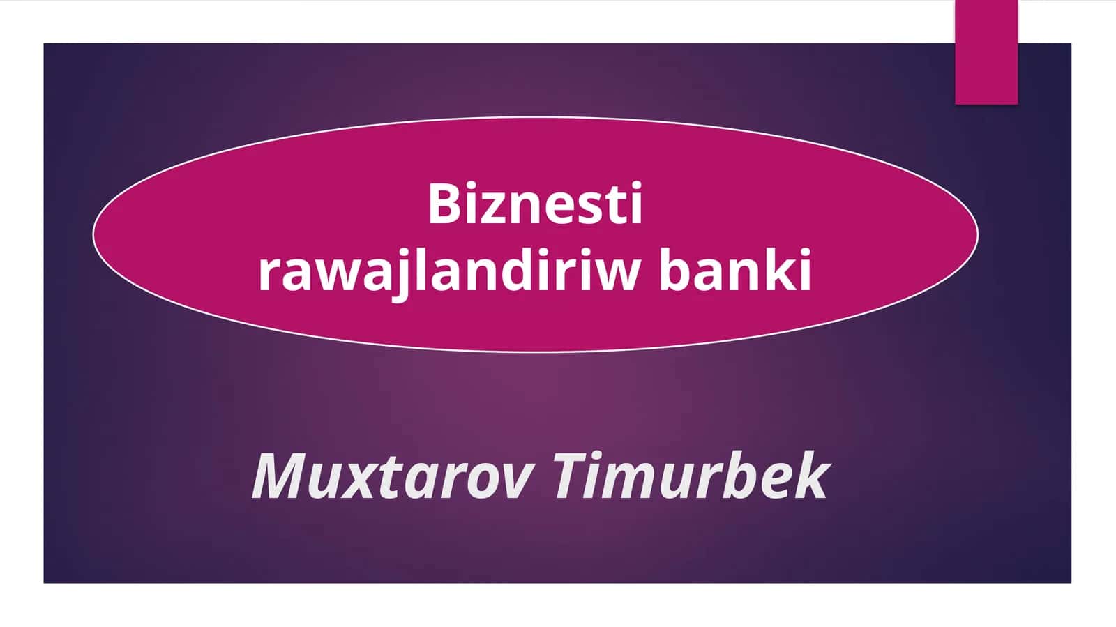 Biznestirawajlandiriwbanki