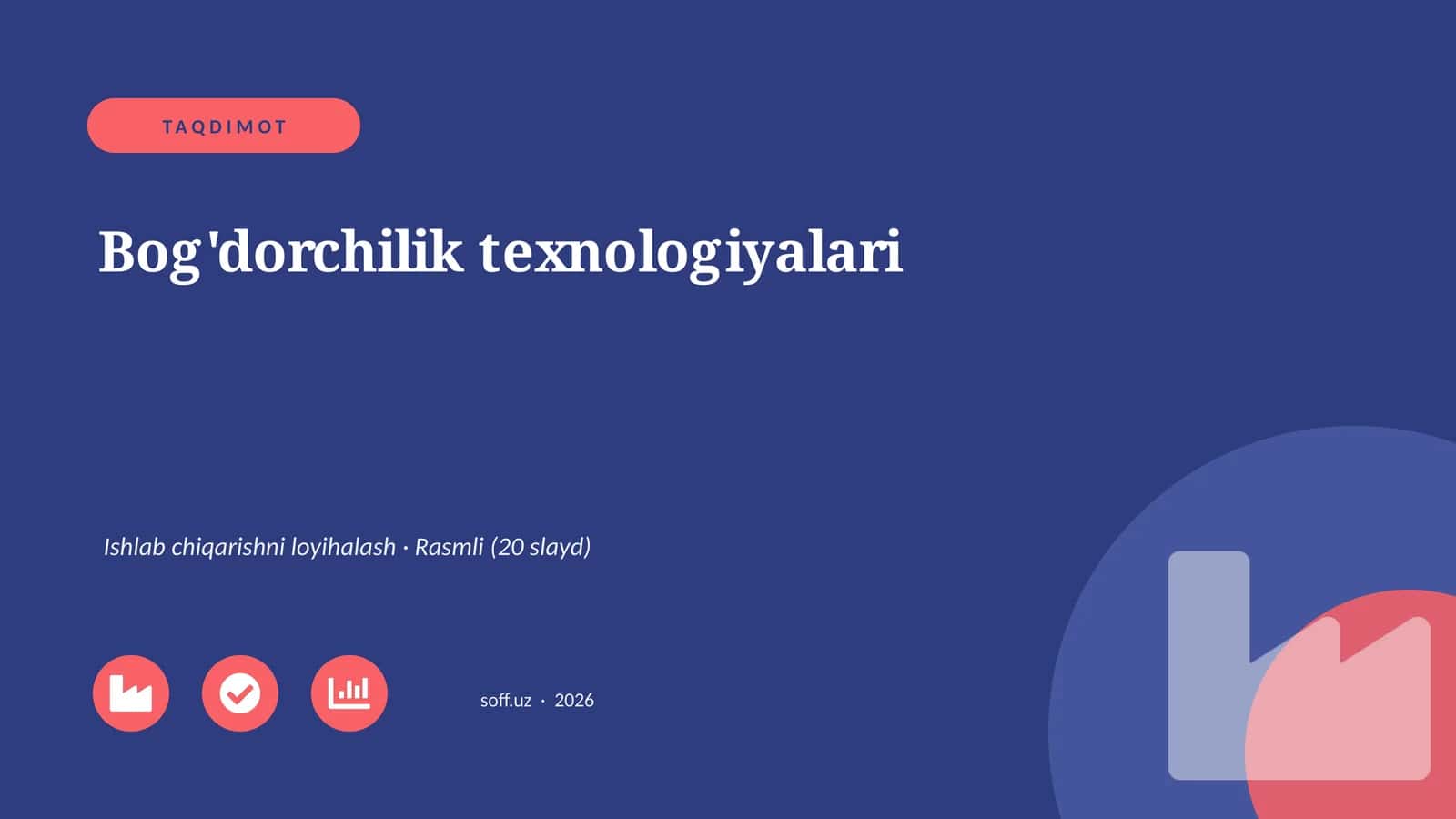 Bog'dorchilik texnologiyalari