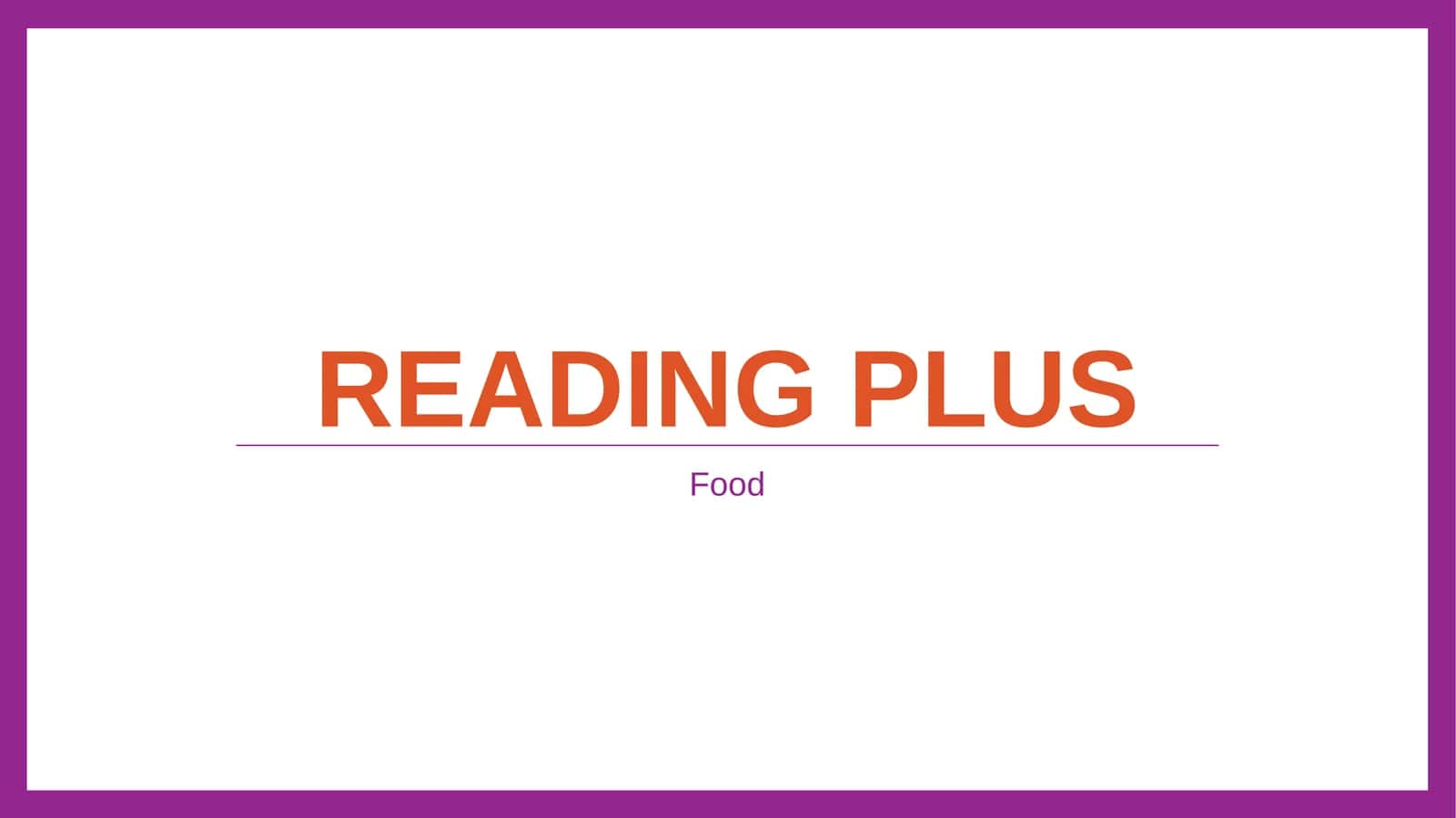 Reading plus