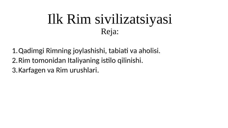 Ilk Rimsivilizatsiyasi
