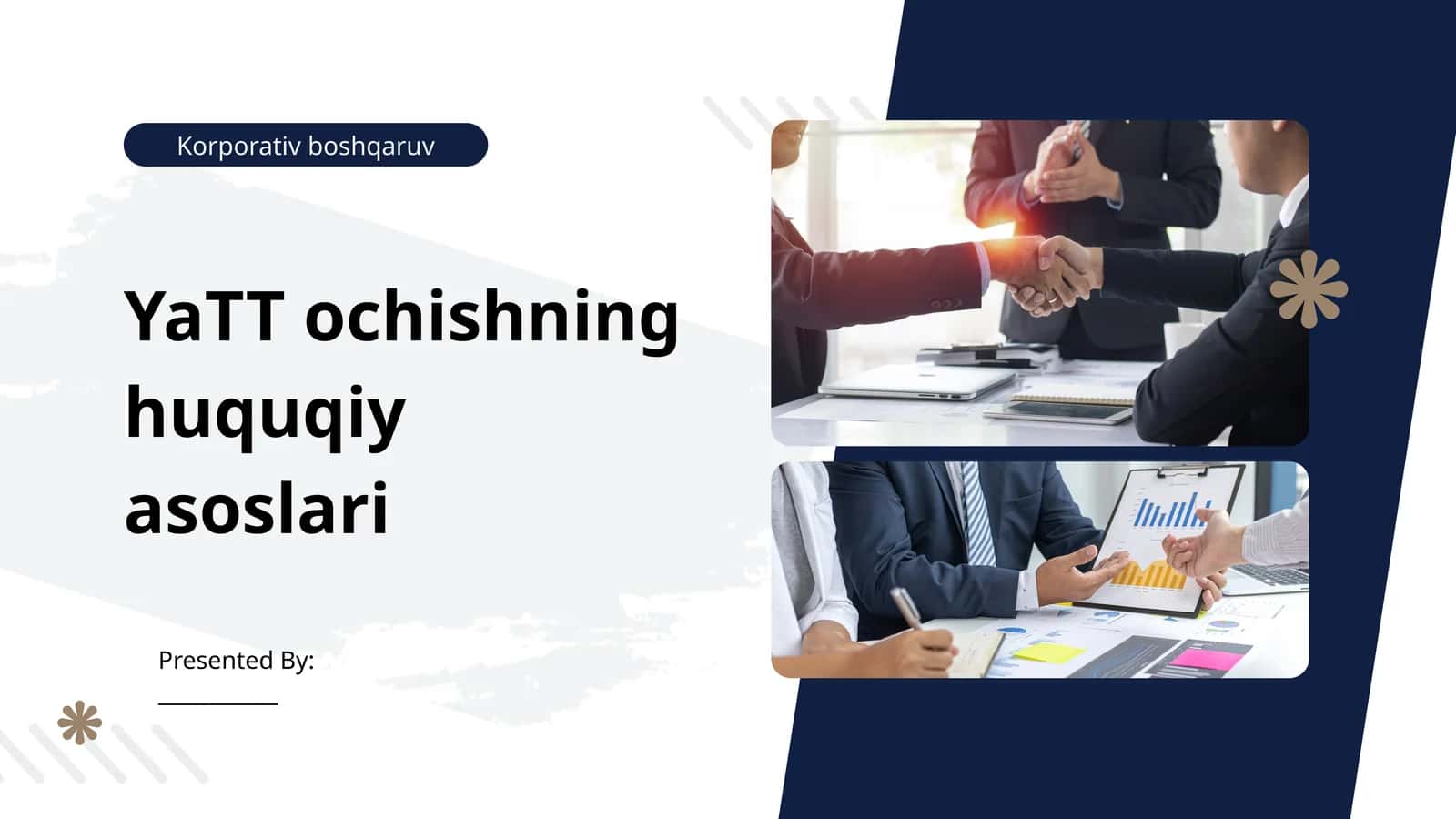 YaTT ochishning huquqiy asoslari