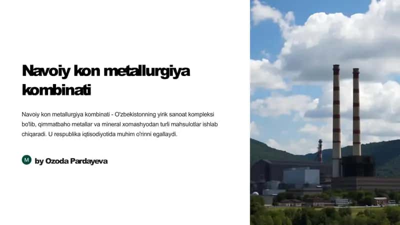 Navoiy kon metallurgiya kombinati