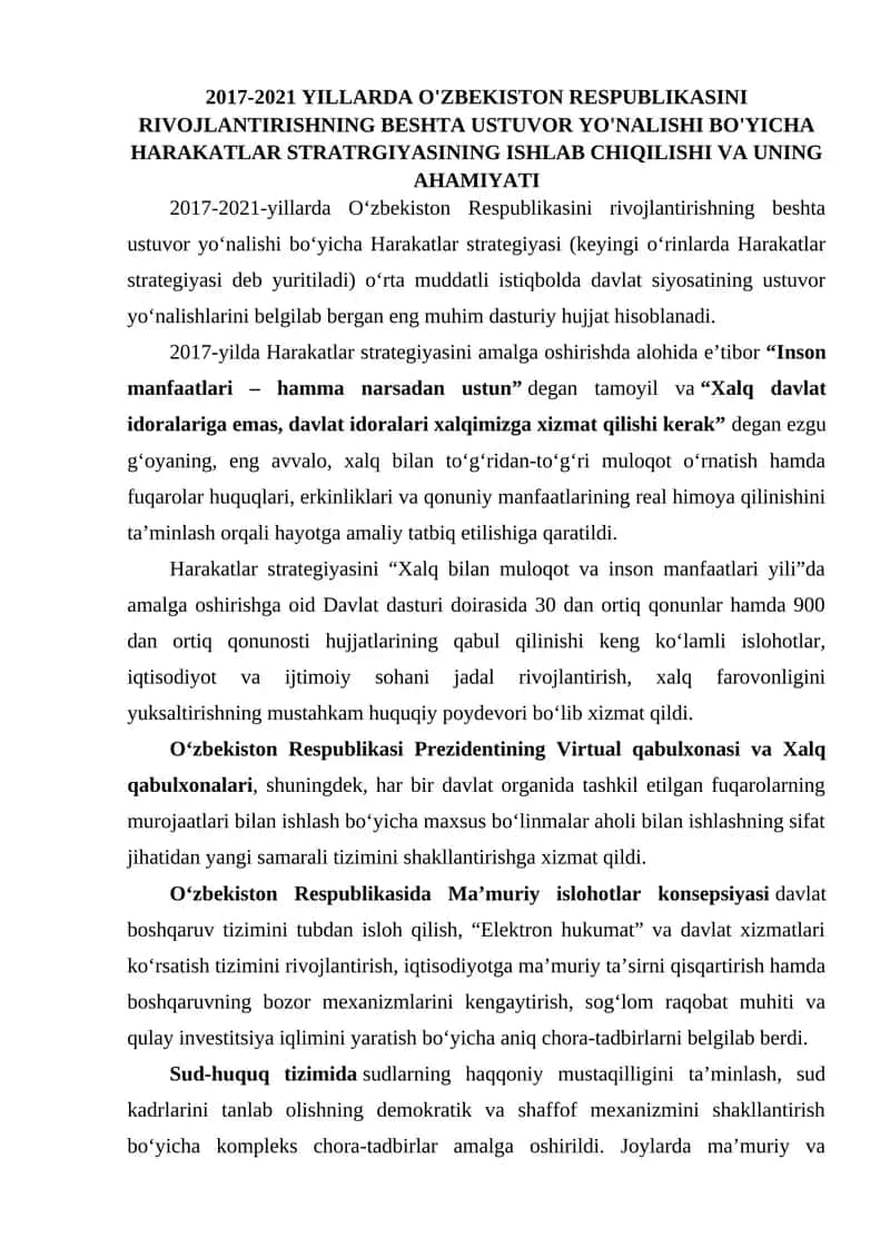 Harakatlar strategiyasi