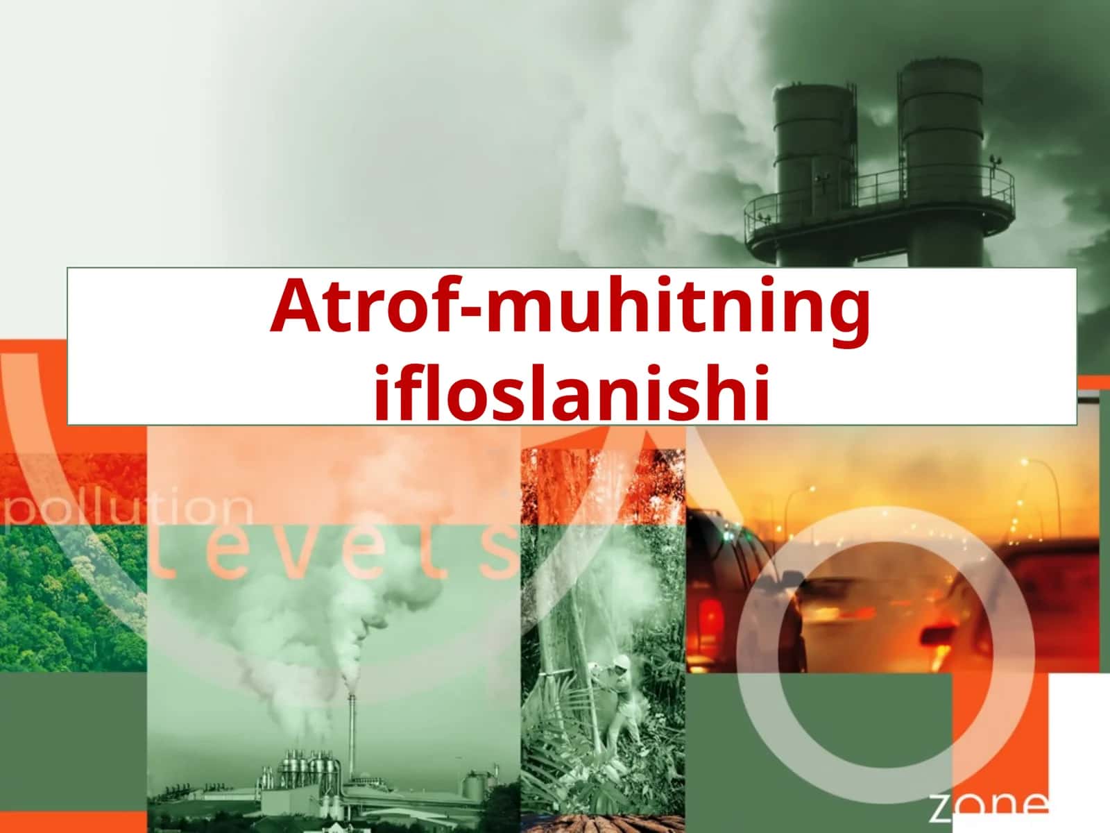 Atrof-muhitning ifloslanishi
