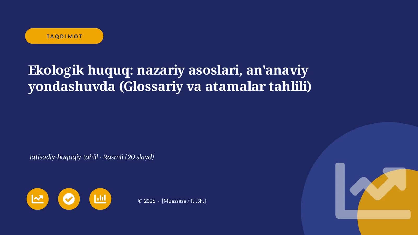 Ekologik huquq: nazariy asoslari, an'anaviy yondashuvda (Glossariy va atamalar tahlili)