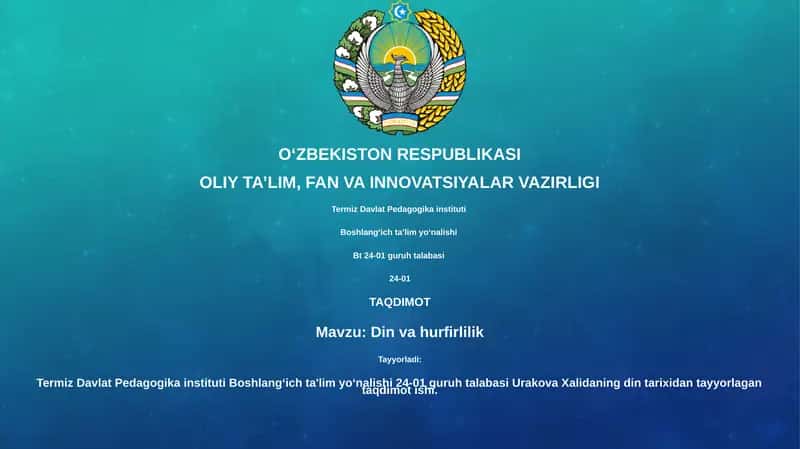 Din va hurfirlilik