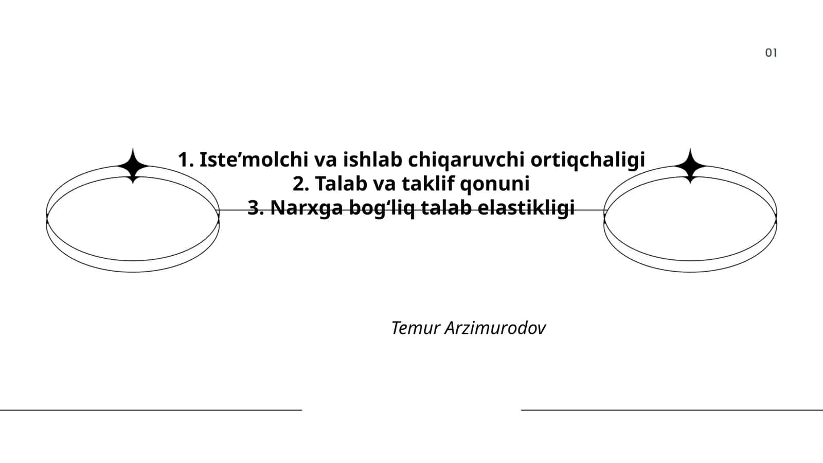 Iste’molchi va ishlab chiqaruvchi ortiqchaligi