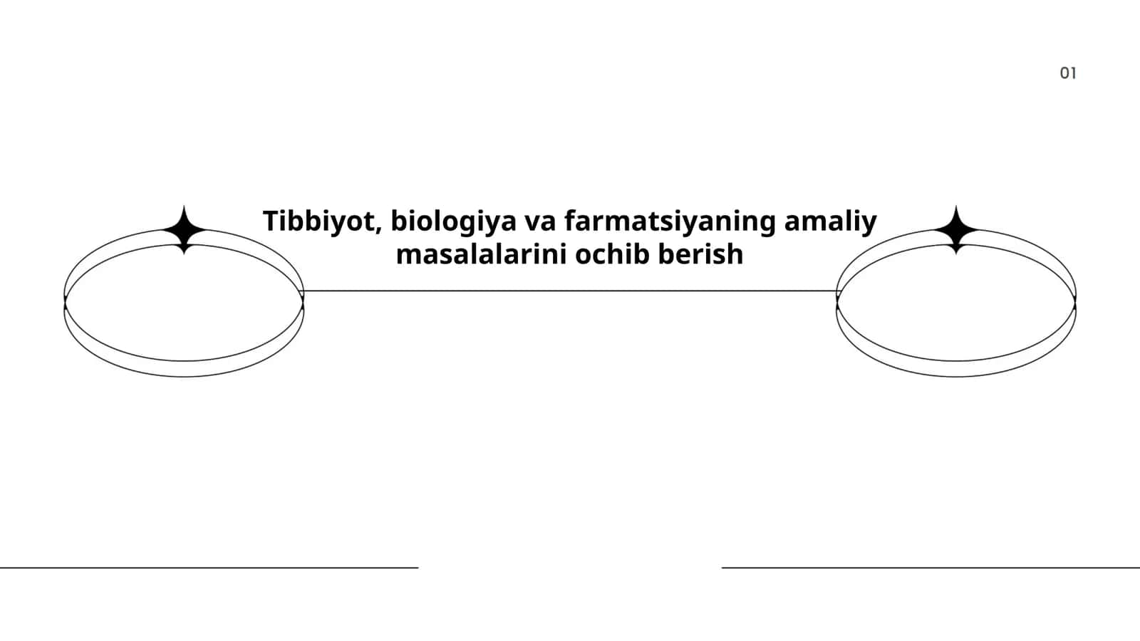 Tibbiyot, biologiya va farmatsiyaning amaliy masalalarini ochib berish