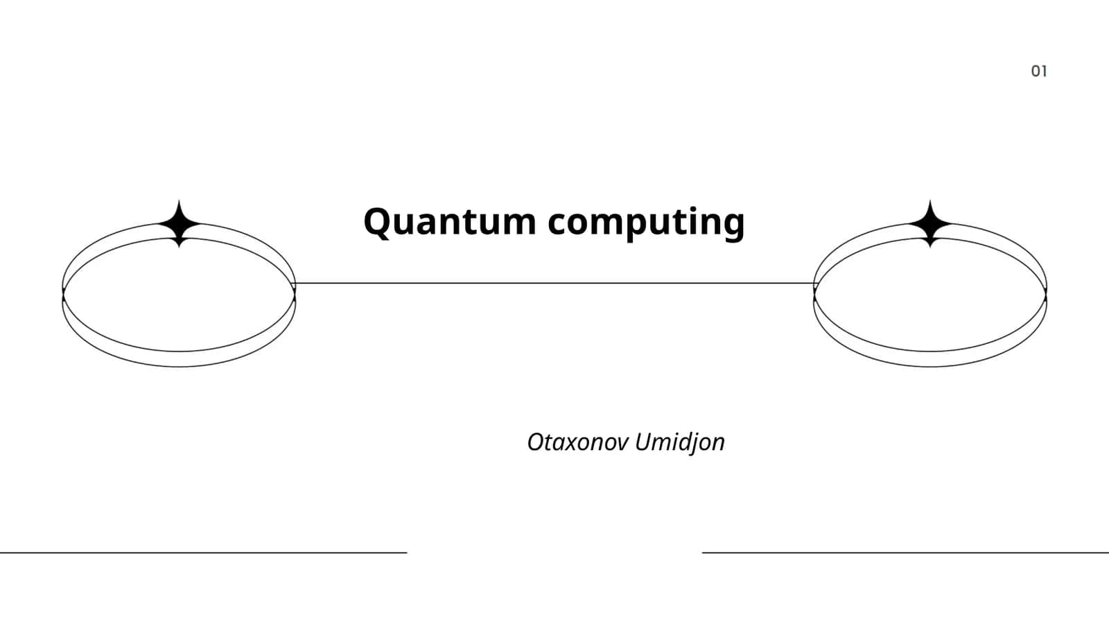 Quantum computing