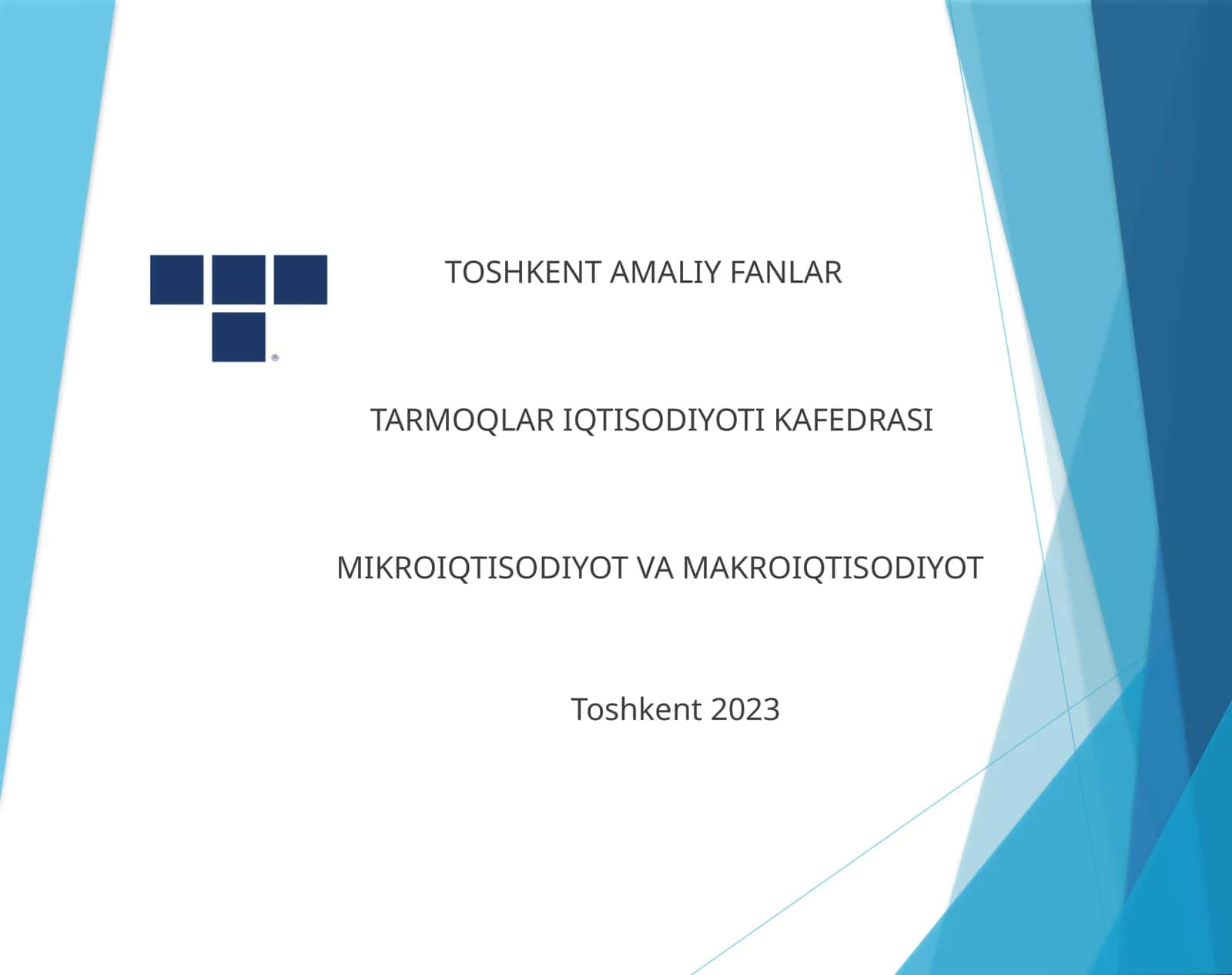 12-Мавзу: Рақобатлашган бозорда, қисқа муддатли оралиқда фирма фойдасини максималлаштириш ва унинг таклифи