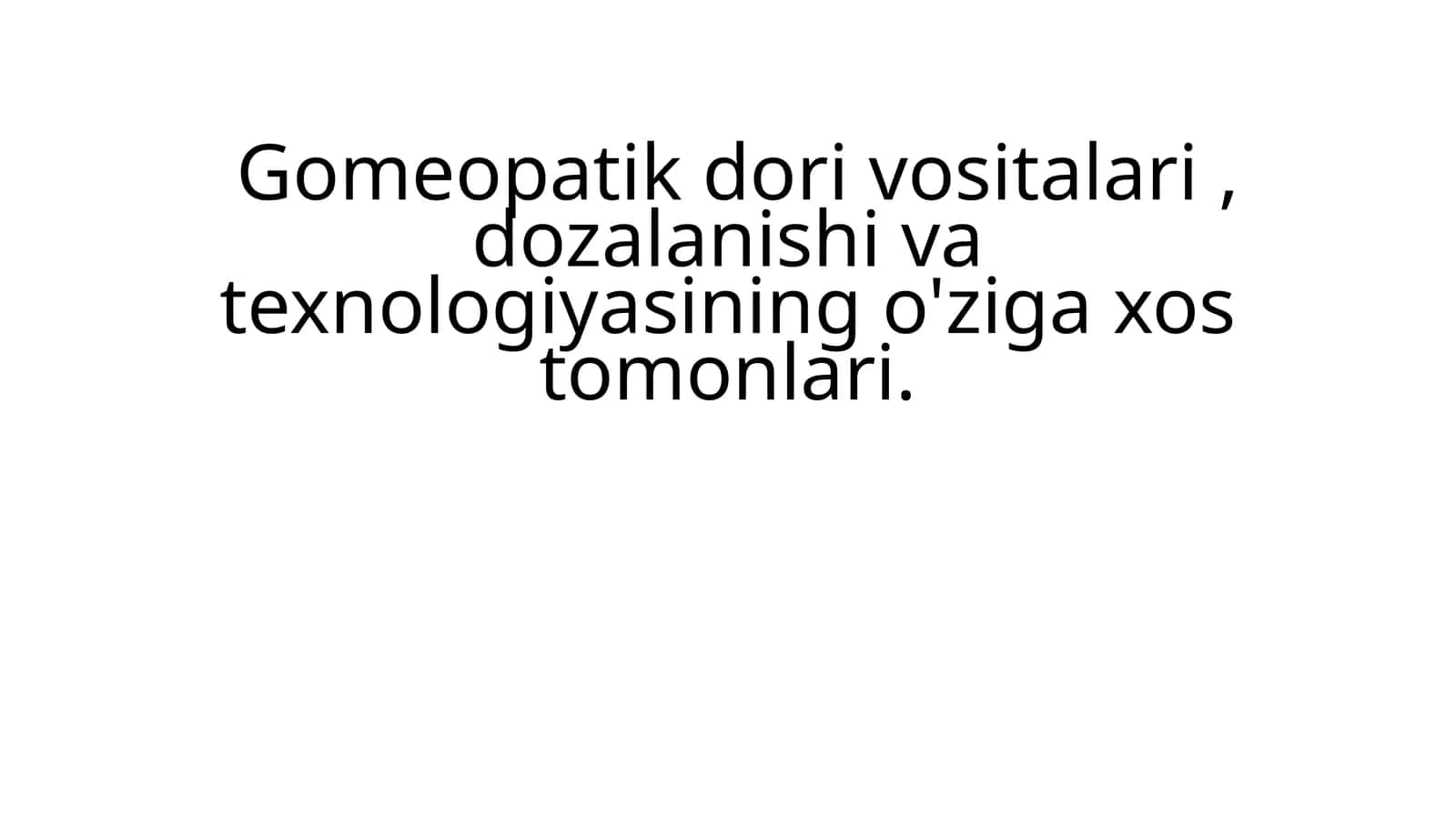 Gomeopatiya
