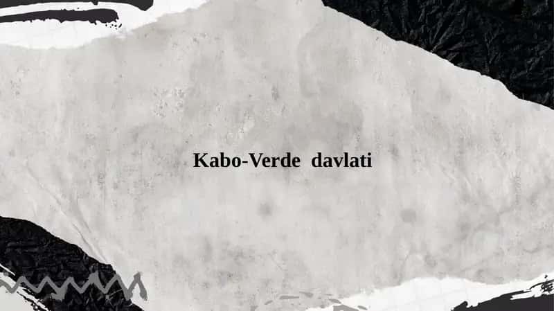 Kabo-Verde davlati