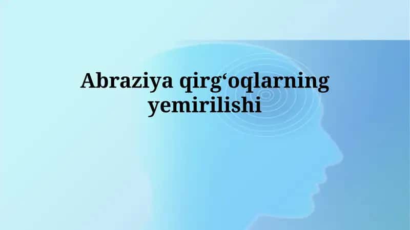 Abraziya qirgʻoqlarning yemirilishi