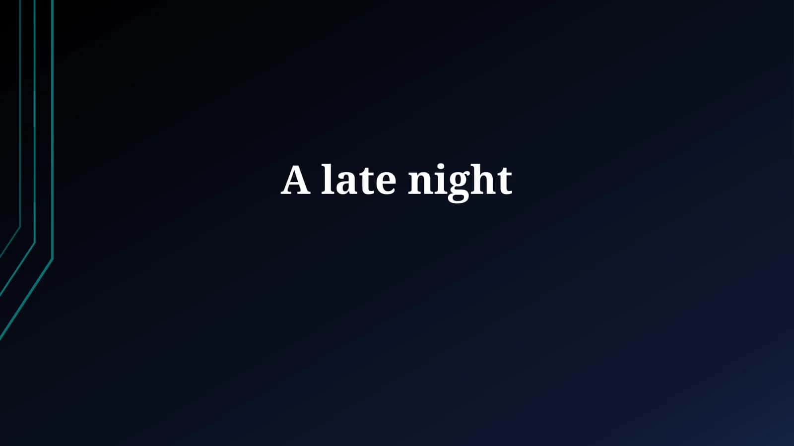 The Case of the Midnight Error