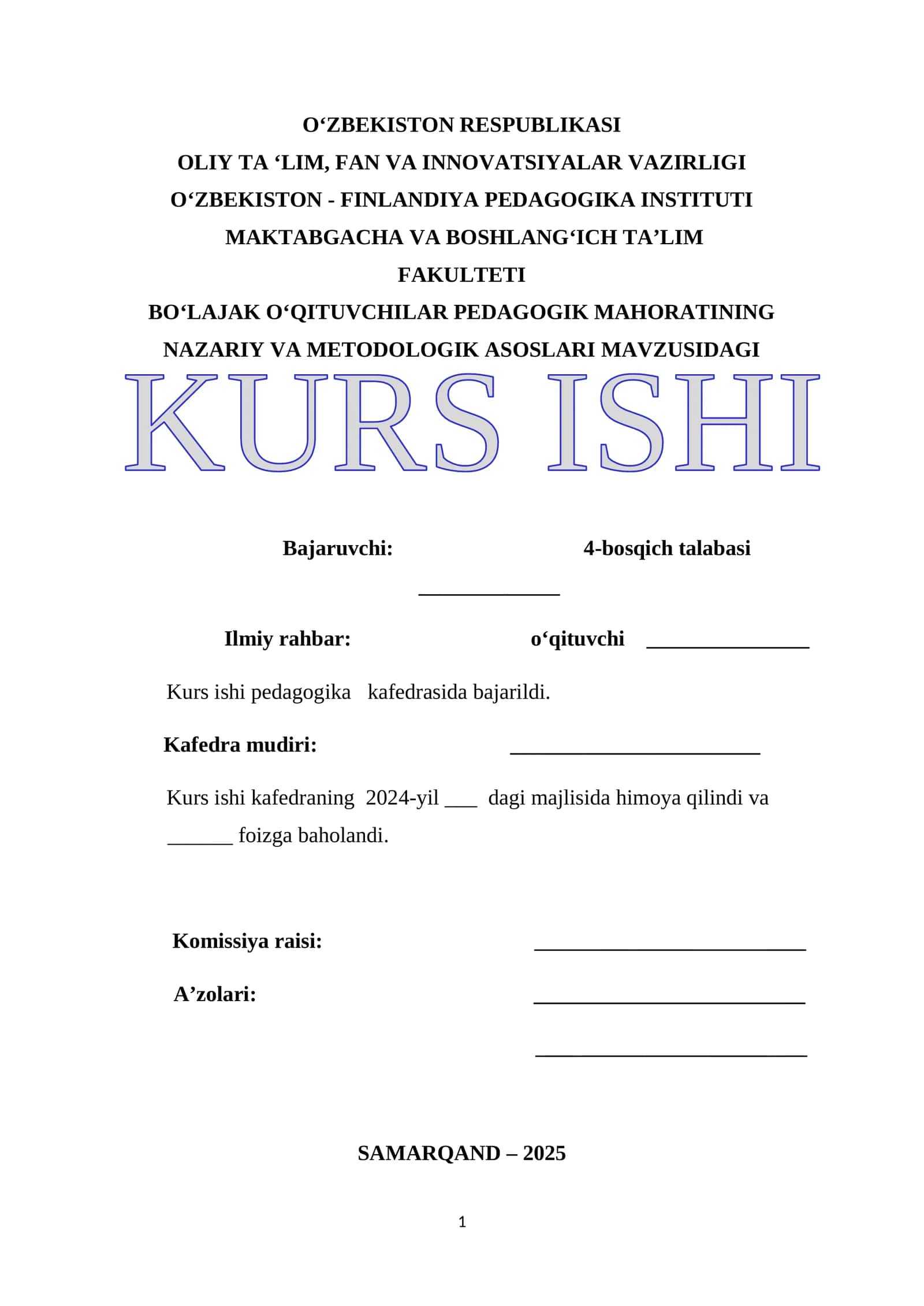 Bobur Shaxsiyatining Pedagogik Qarashlari