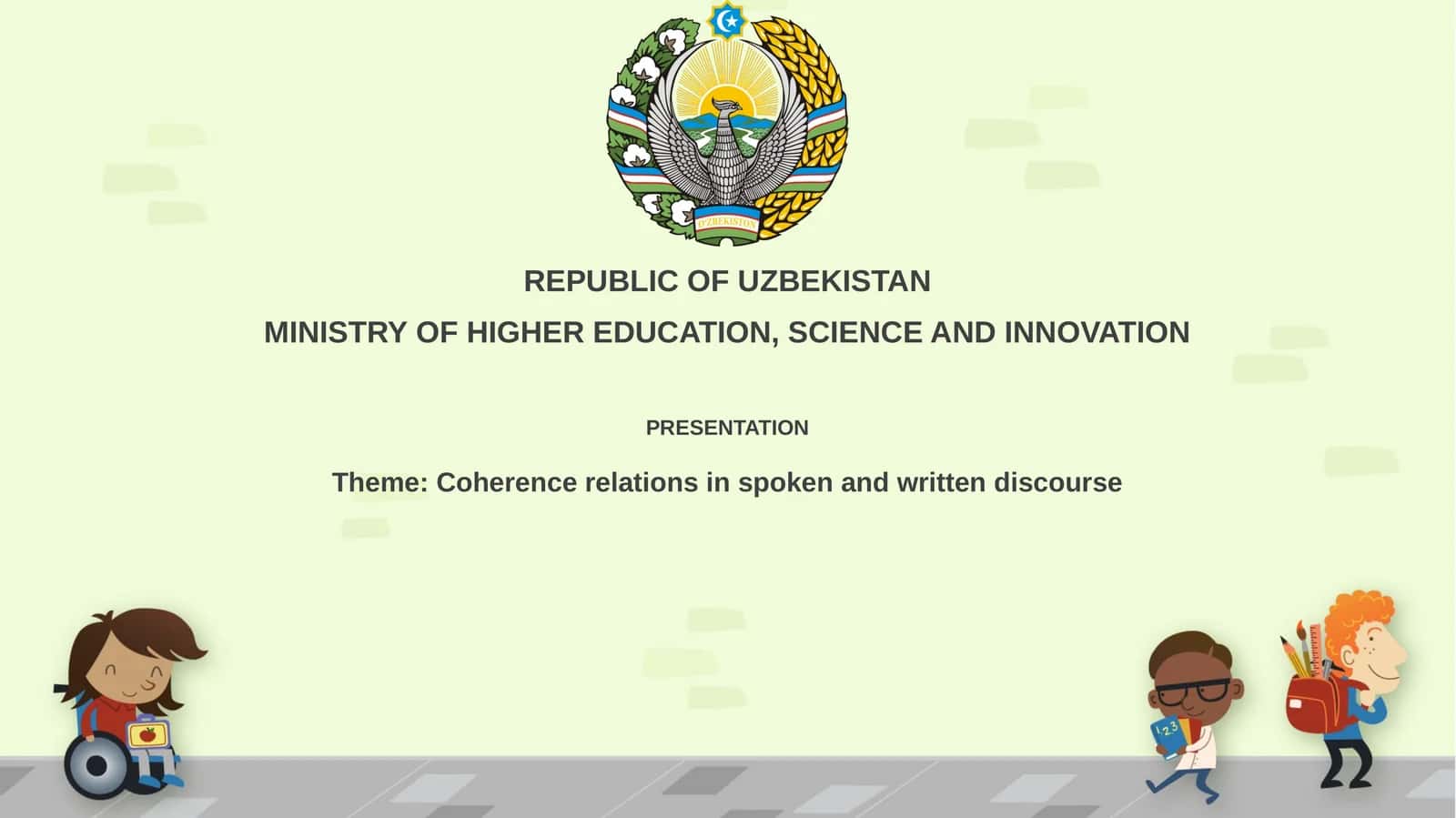 Coherence relations in spoken and written discourse