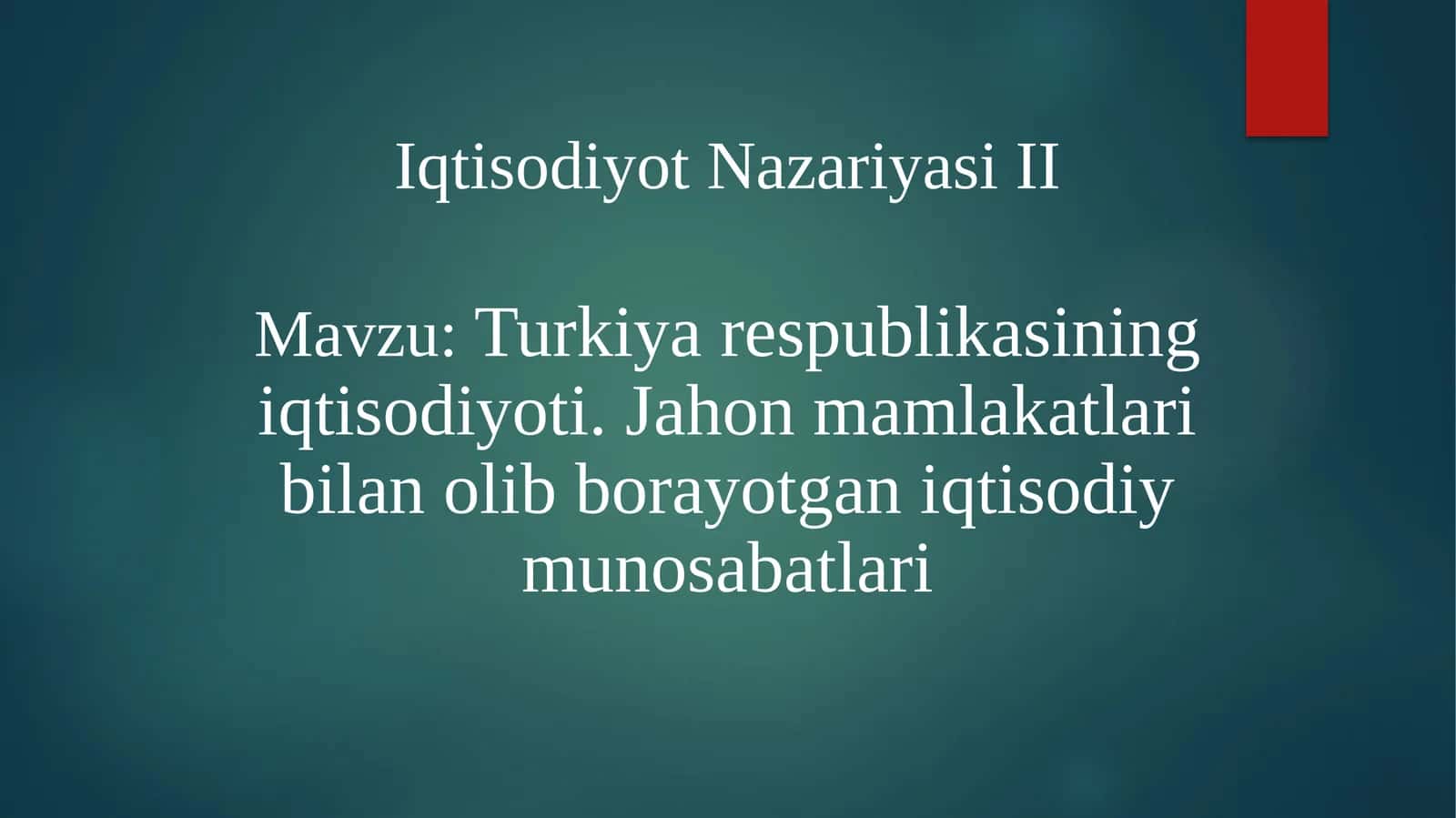 Turkiya iqtisodiyoti