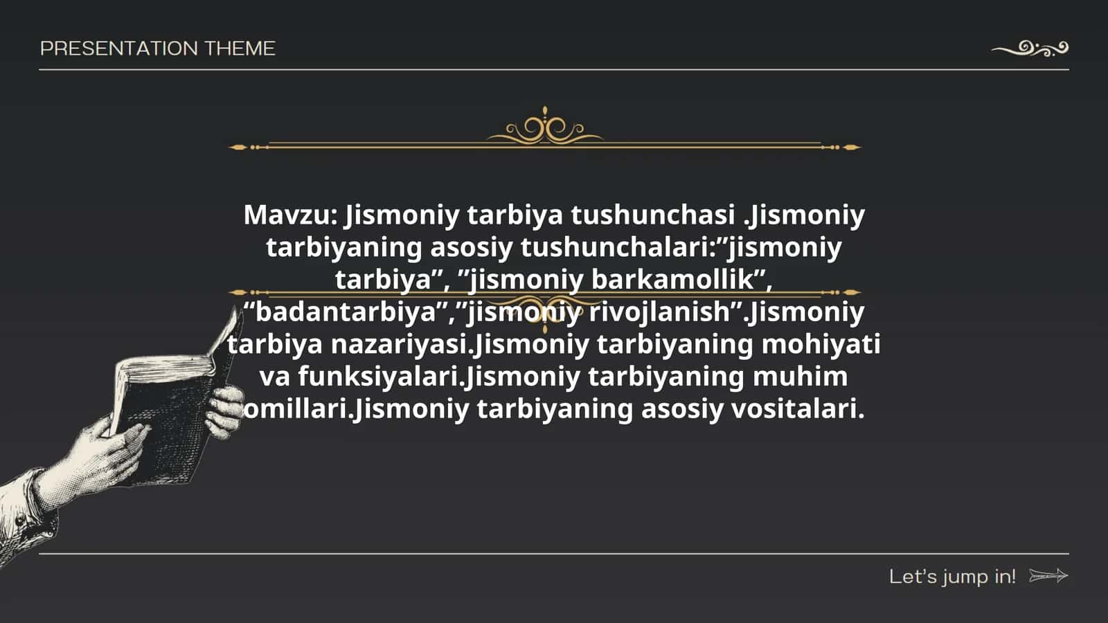 Jismoniy tarbiya tushunchasi
