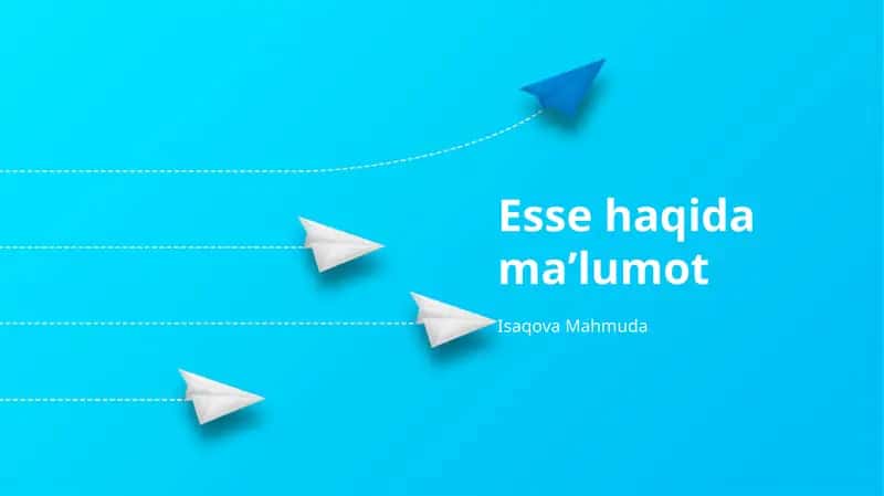 Esse haqida maʼlumot
