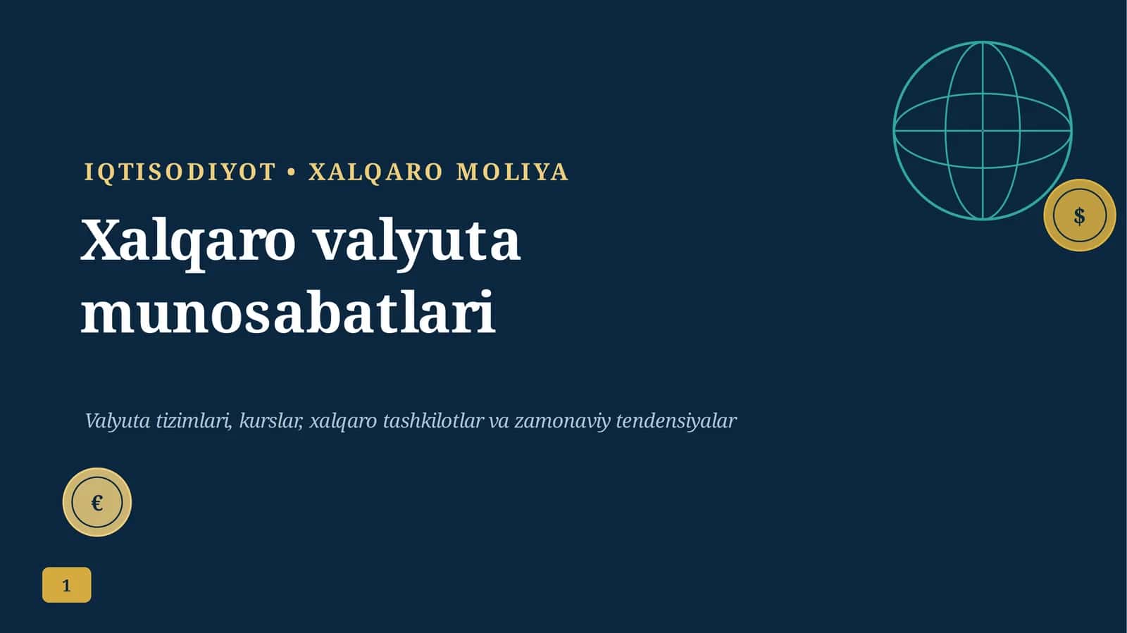 Xalqaro valyuta munosabatlari