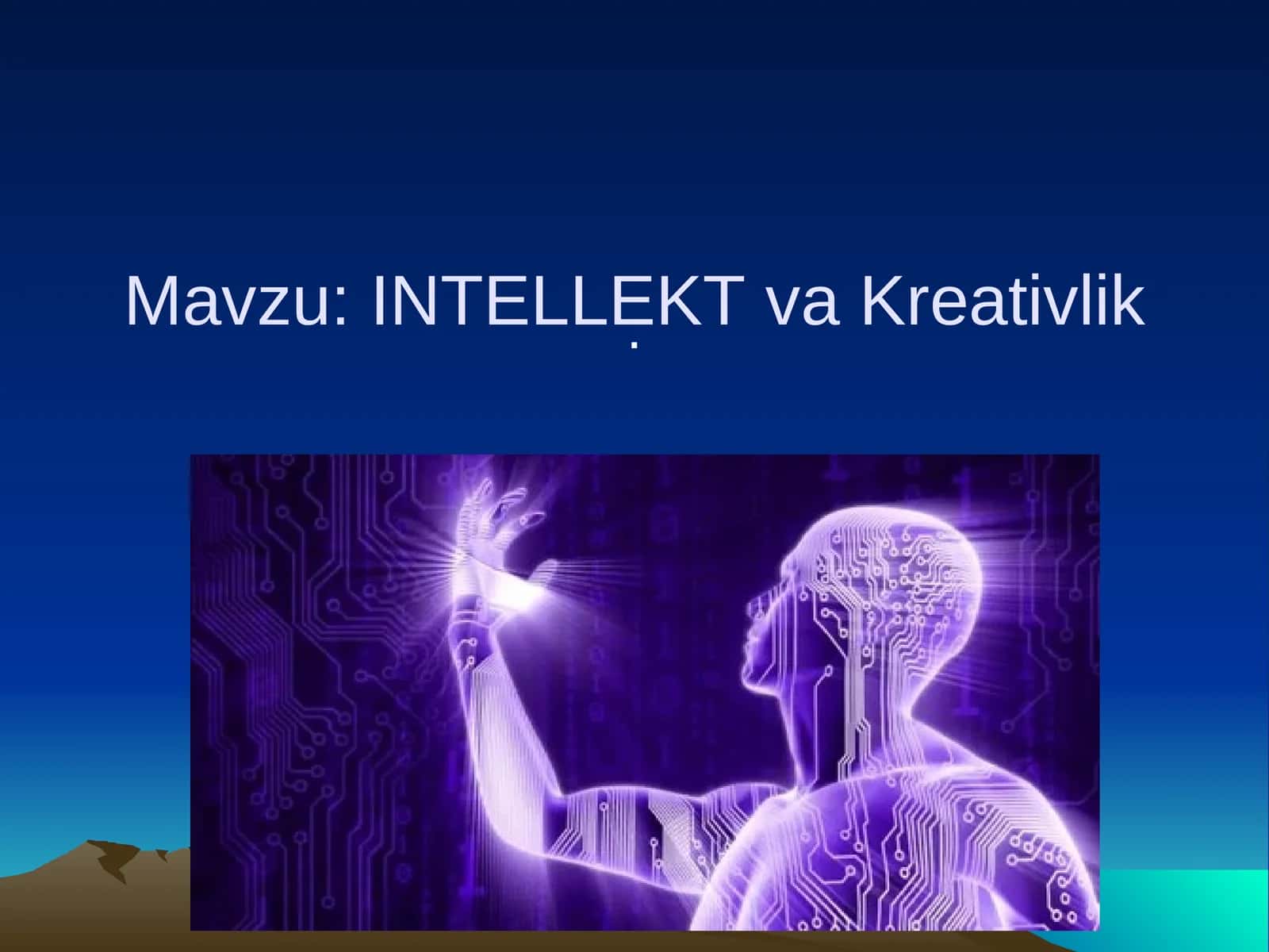 INTELLEKTvaKreativlik