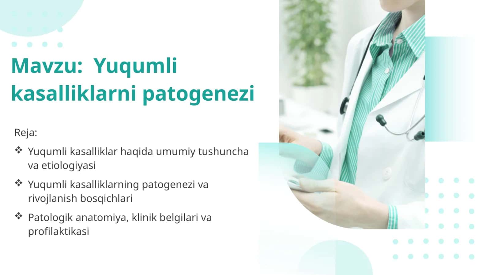 Yuqumli kasalliklarni patogenezi