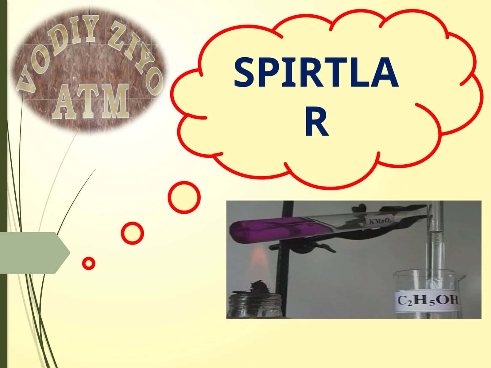 bir atomli spirtlar