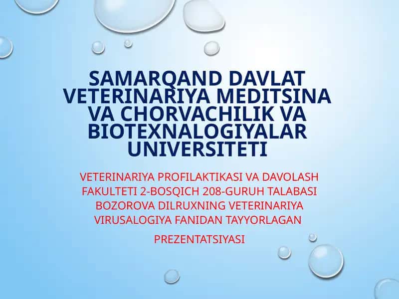 Parandalarding chechak kasalligiga diagnoz qo'yish