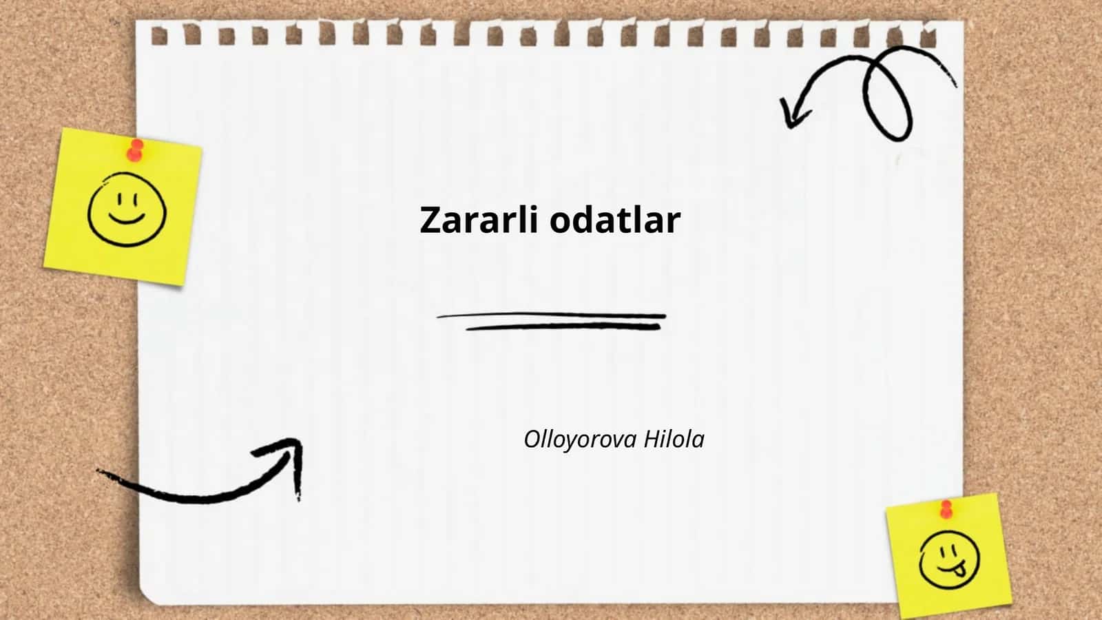 Zararli odatlar