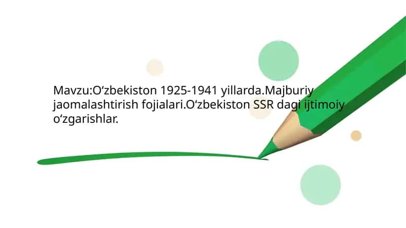 Oʻzbekiston 1925-1941 yillarda