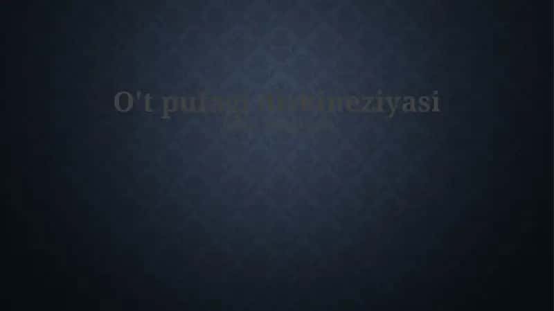 O't pufagi diskineziyasi