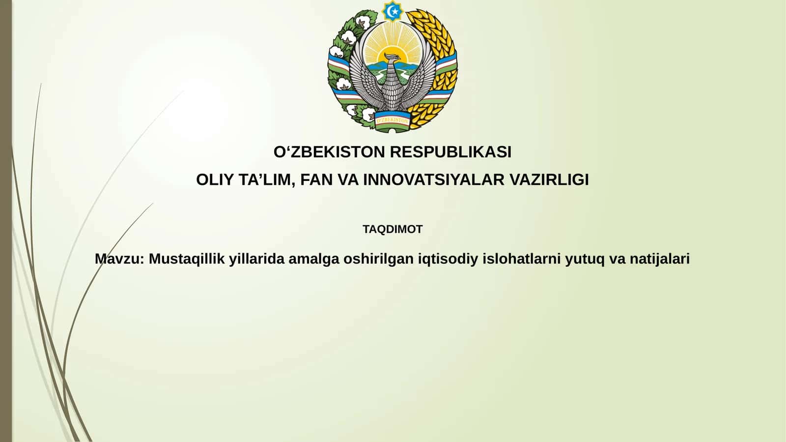Mustaqillik Yillarida Iqtisodiy O'sish va Barqarorlik