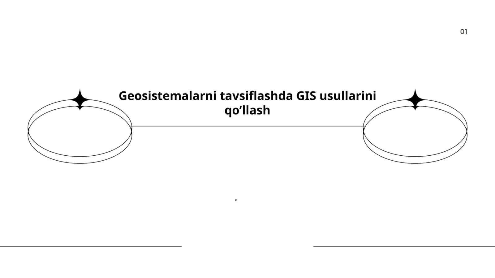 Geosistemalarni tavsiflashda GIS usullarini qo’llash