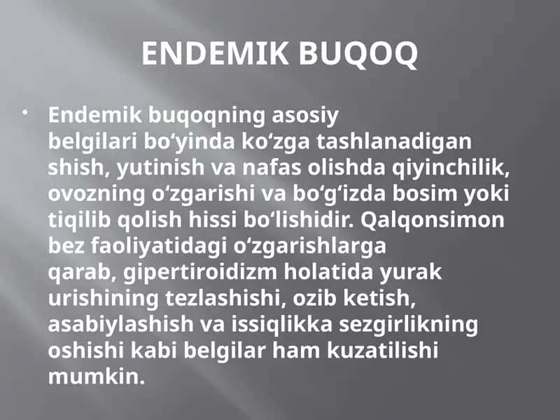 Endemik kasaliklar