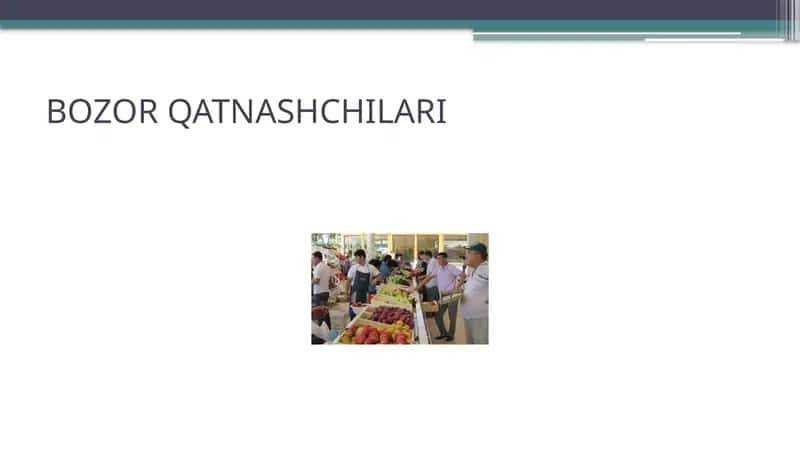 BOZOR QATNASHCHILARI