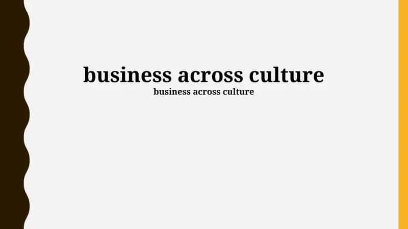 Understanding Cultural Nuances