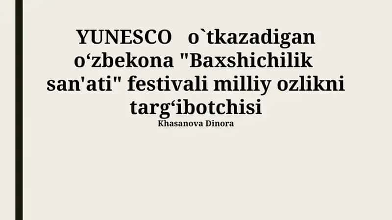 Baxshichilik San'ati Festivali