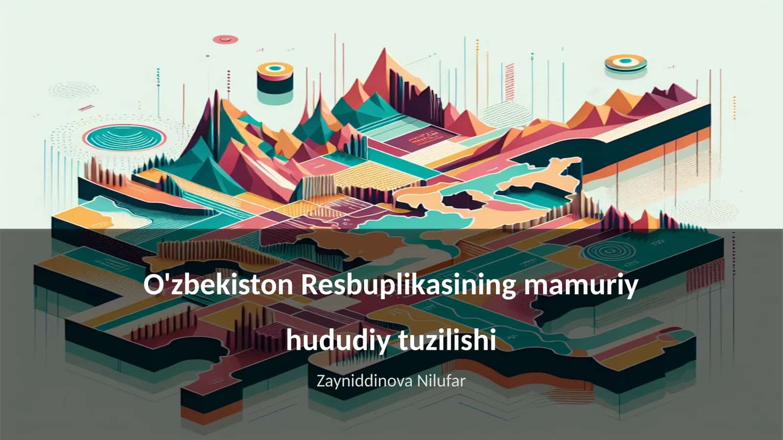 O'zbekiston Resbuplikasining mamuriy hududiy tuzilishi